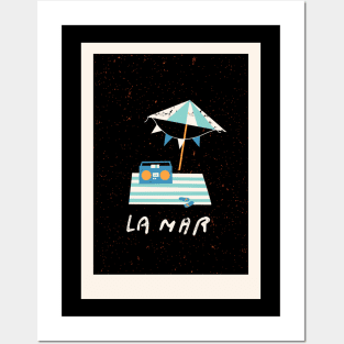 LA MER BEACH DESIGN Posters and Art